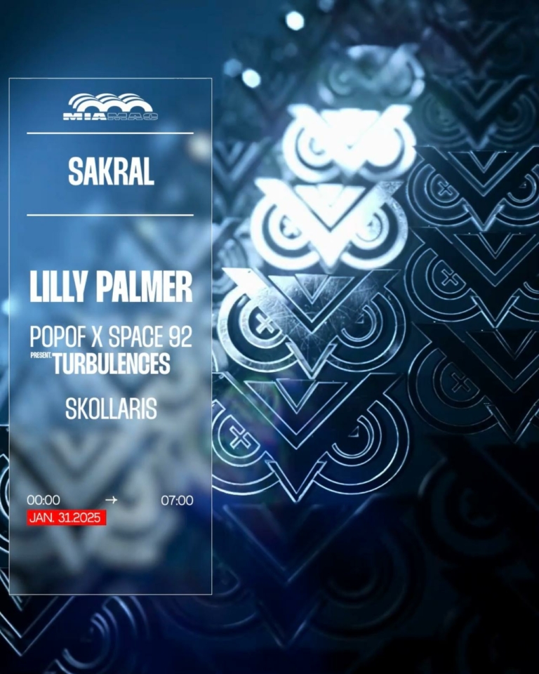 SAKRAL : LILLY PALMER, SPACE 92, POPOF, SKOLLARIS