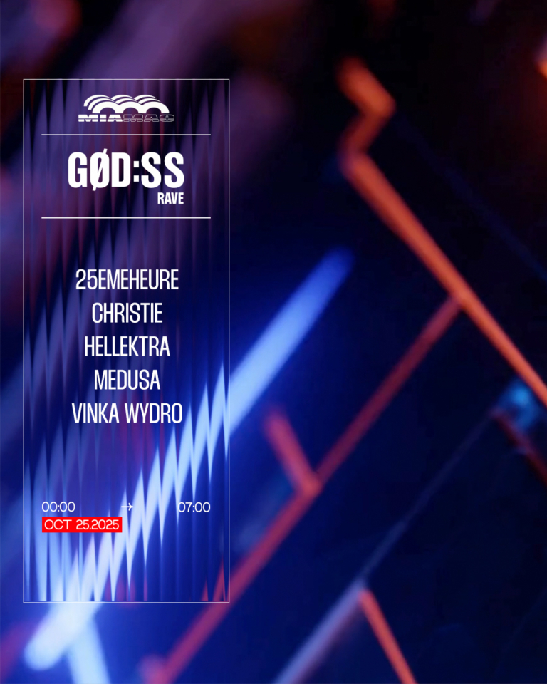 GODDESS RAVE: 25EMEHEURE, CHRISTIE, HELLEKTRA, MEDUSA & VINKA WYDRO
