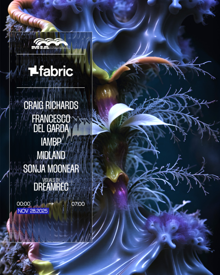 fabric Paris: Craig Richards, Francesco Del Garda, IAMBP, Midland, Sonja Moonear