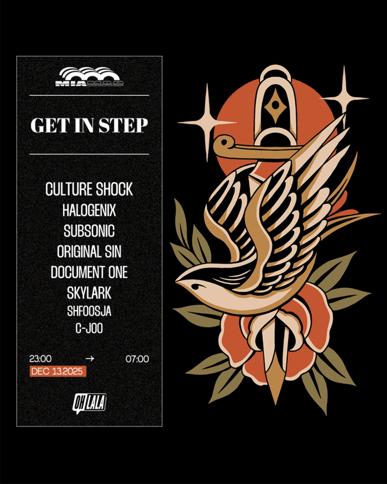 GET IN STEP w/ CULTURE SHOCK, HALOGENIX, SUBSONIC, ORIGINAL SIN & More