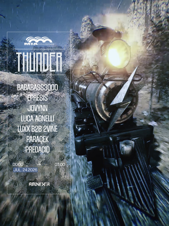 THUNDER : LUCA AGNELLI, PARACEK, EPHESIS, JOVYNN & MORE
